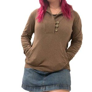 banana republic small knit sweater light brown